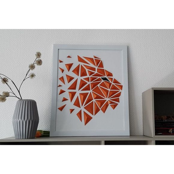 DGEmily Lion Wall Art V1 | Large-Scale Wall Decor | Custom Sizes!! - Picture 5 of 7